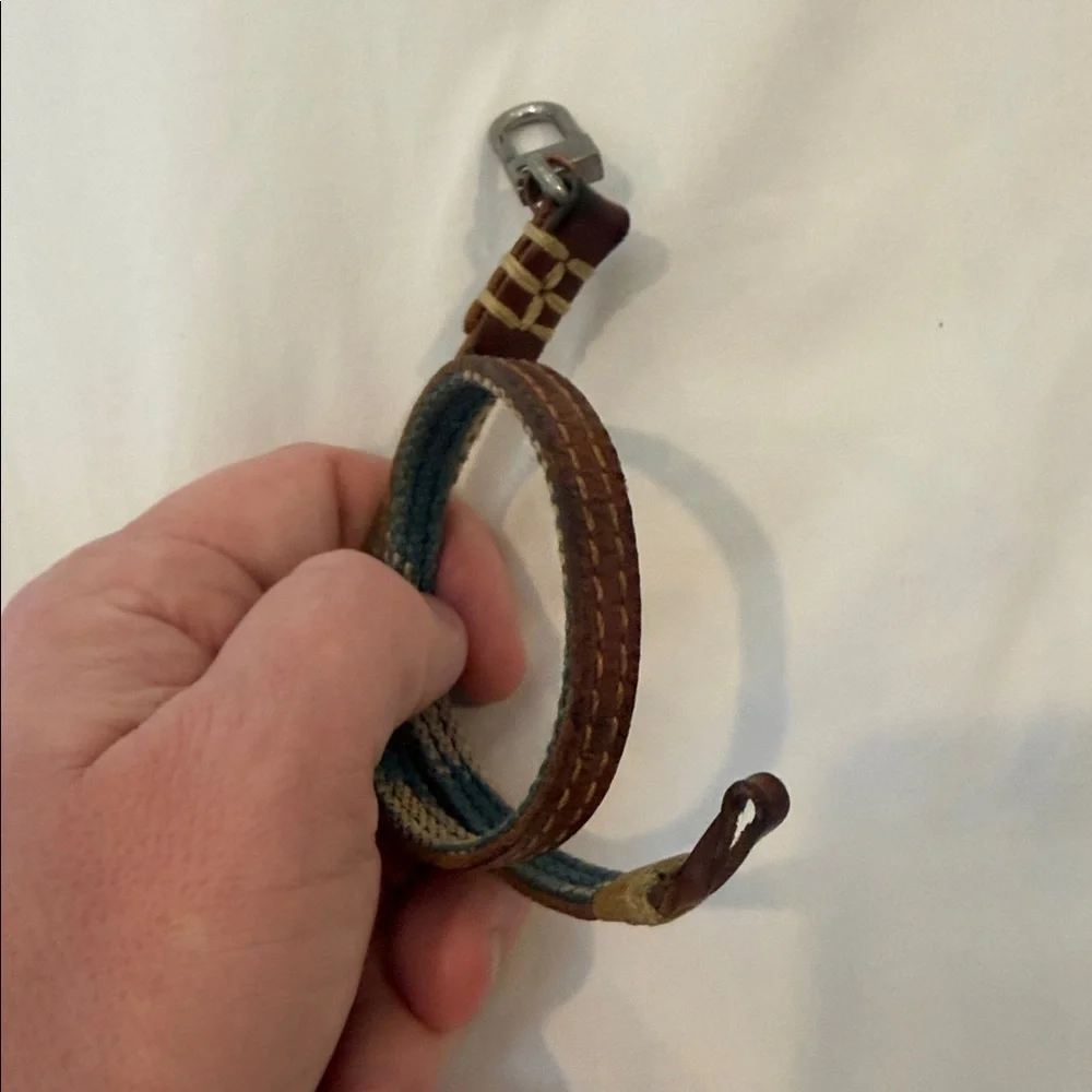 Stylish Blue and Brown Rope Bracelet
